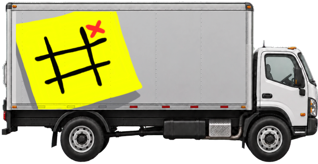 Digital graffiti by MOSH on Truck