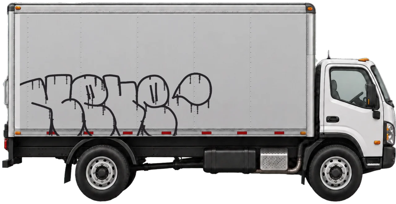 Digital graffiti by NEVE on Truck