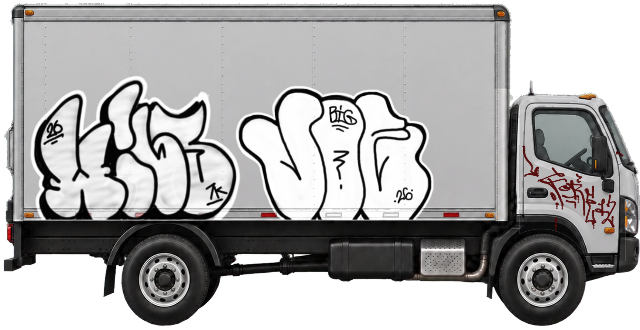 Digital graffiti by Fore12 on Truck