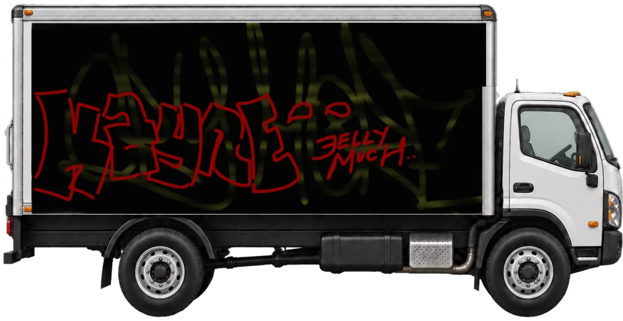 Digital graffiti by kayne on Truck
