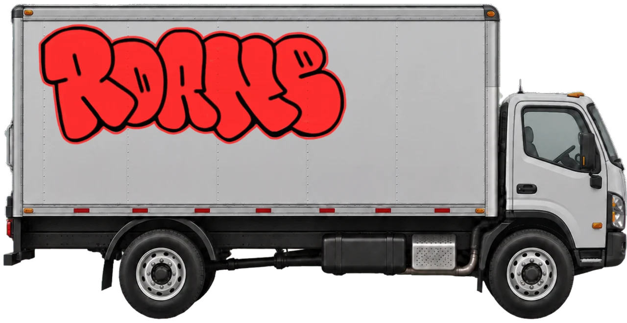 Digital graffiti by Roane on Truck