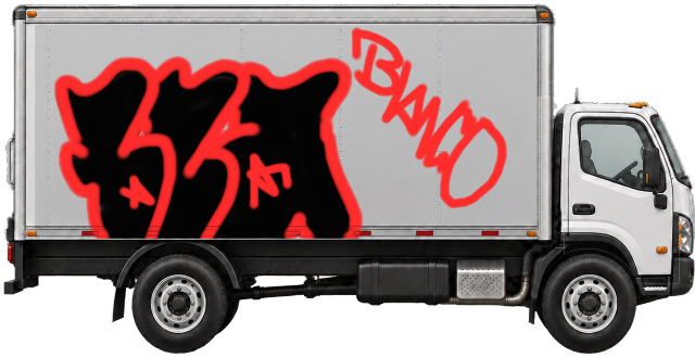 Digital graffiti by GhostSignal on Truck