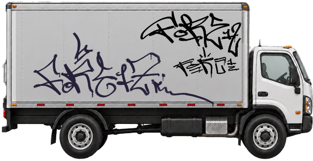 Digital graffiti by Fore12 on Truck