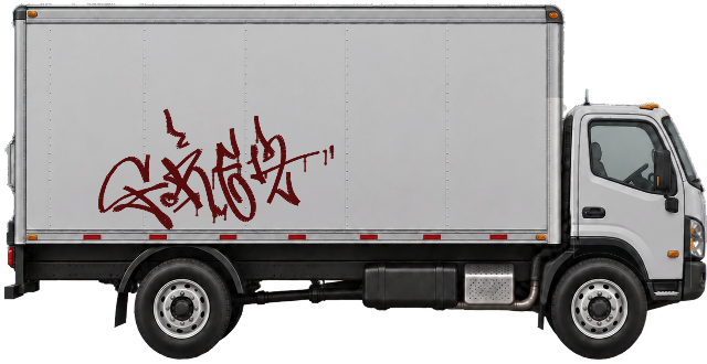 Digital graffiti by Fore12 on Truck