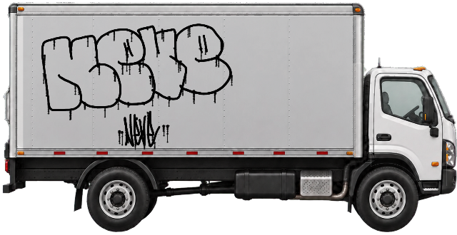 Digital graffiti by NEVE on Truck