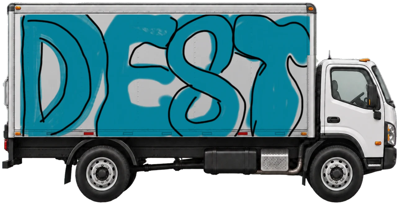 Digital graffiti by DestRoy on Truck