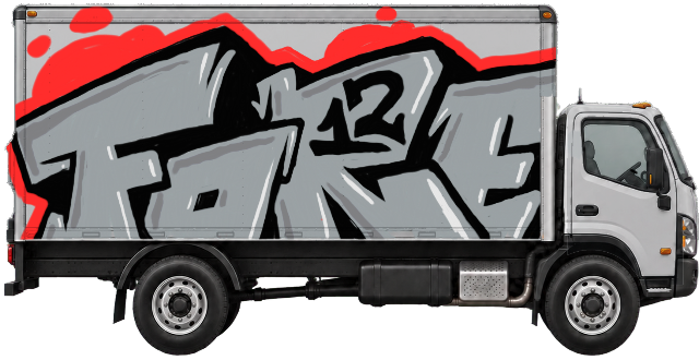 Digital graffiti by Fore12 on Truck