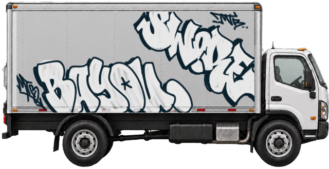 Digital graffiti by DROWS ONE on Truck