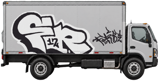 Digital graffiti by Fore12 on Truck