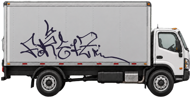 Digital graffiti by Fore12 on Truck