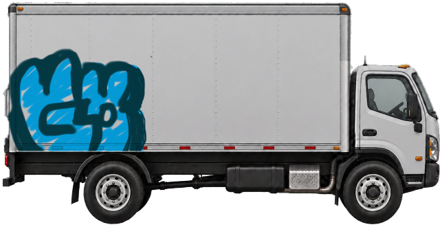 Digital graffiti by Gost on Truck