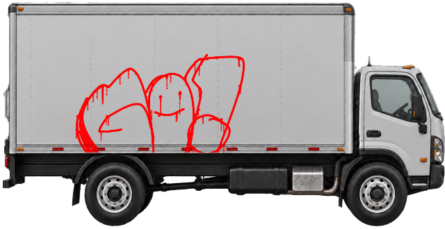 Digital graffiti by Gost on Truck