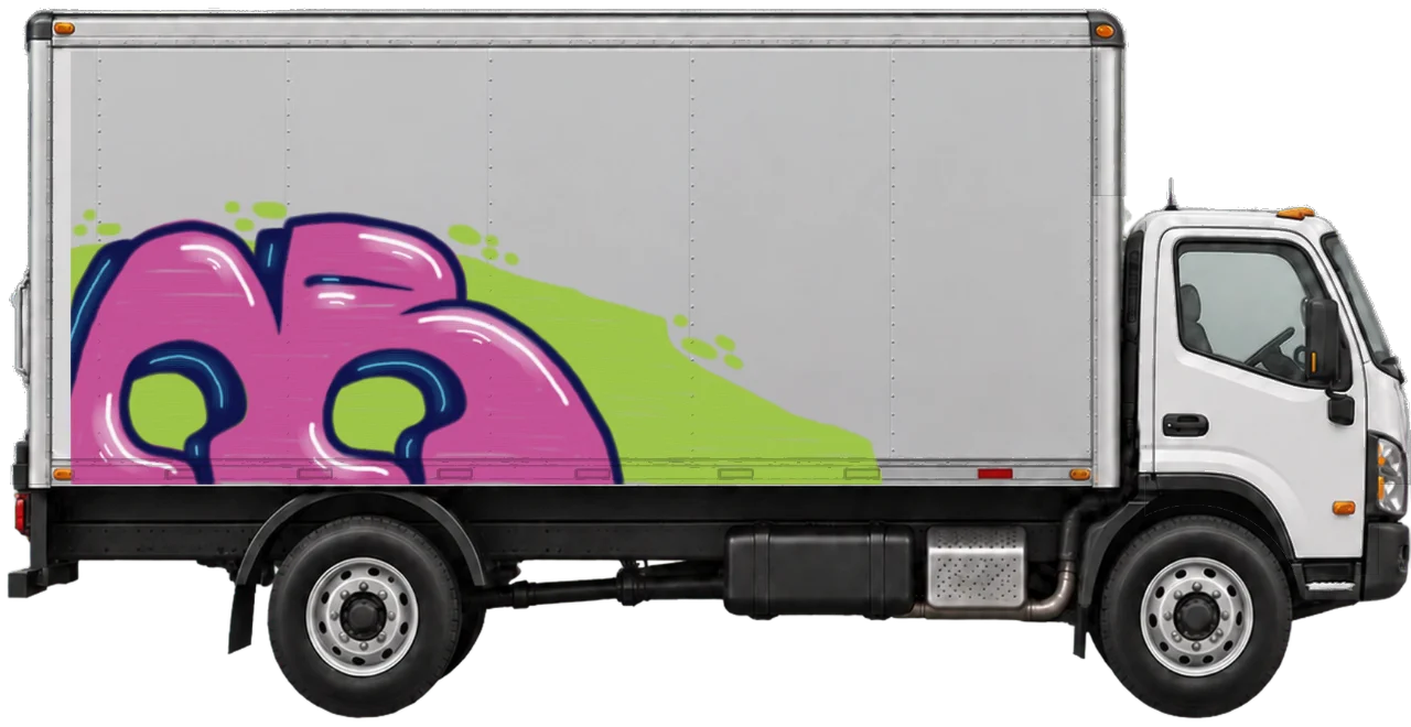 Digital graffiti by nurfs on Truck
