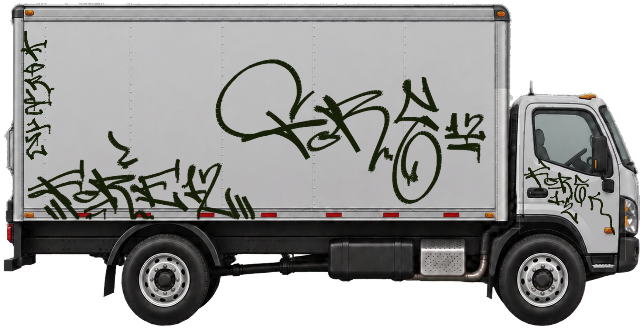 Digital graffiti by Fore12 on Truck