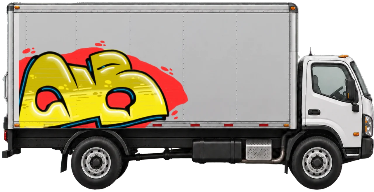 Digital graffiti by nurfs on Truck