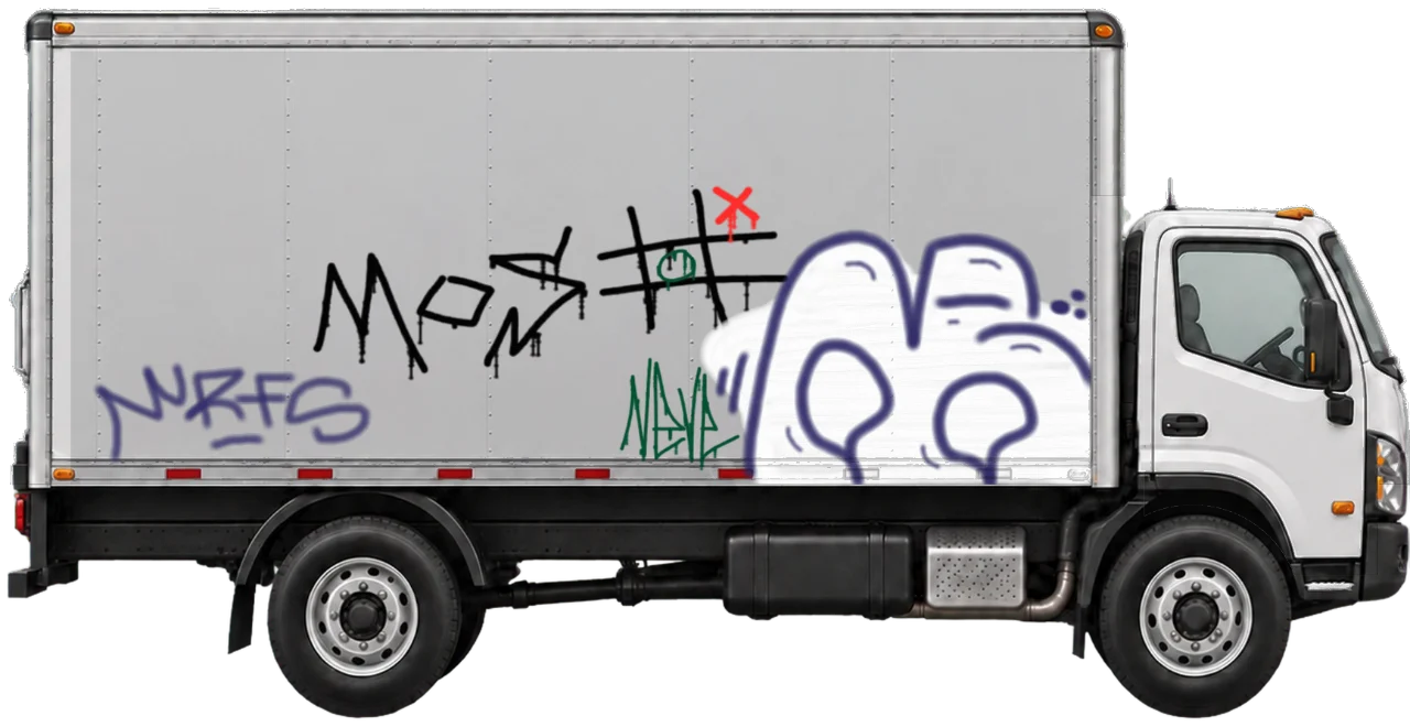 Digital graffiti by nurfs on Truck