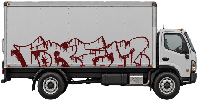 Digital graffiti by Fore12 on Truck