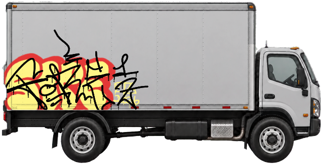 Digital graffiti by Fore12 on Truck