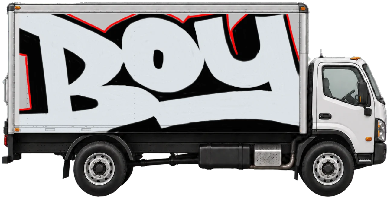 Digital graffiti by RGL on Truck