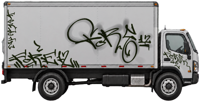 Digital graffiti by Fore12 on Truck