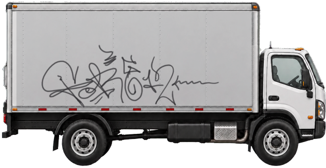 Digital graffiti by Fore12 on Truck