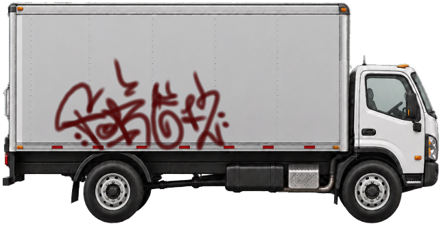 Digital graffiti by Fore12 on Truck
