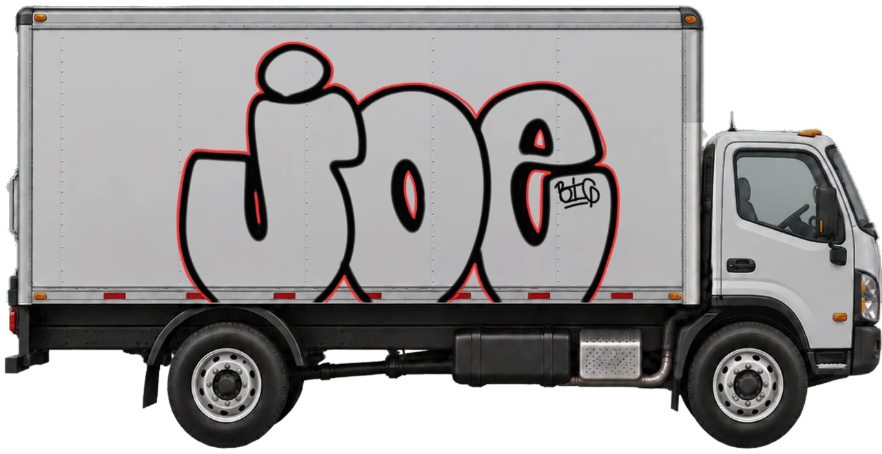 Digital graffiti by BIG JOE on Truck