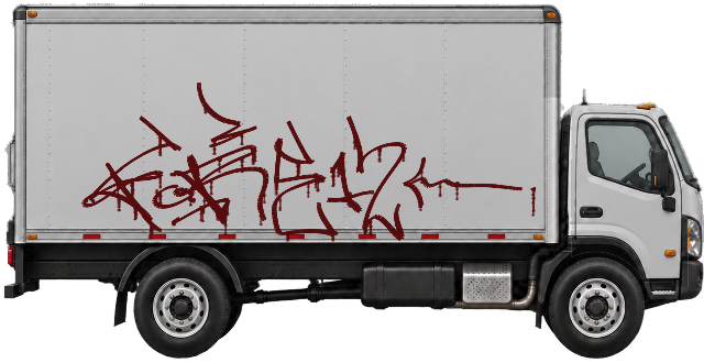 Digital graffiti by Fore12 on Truck