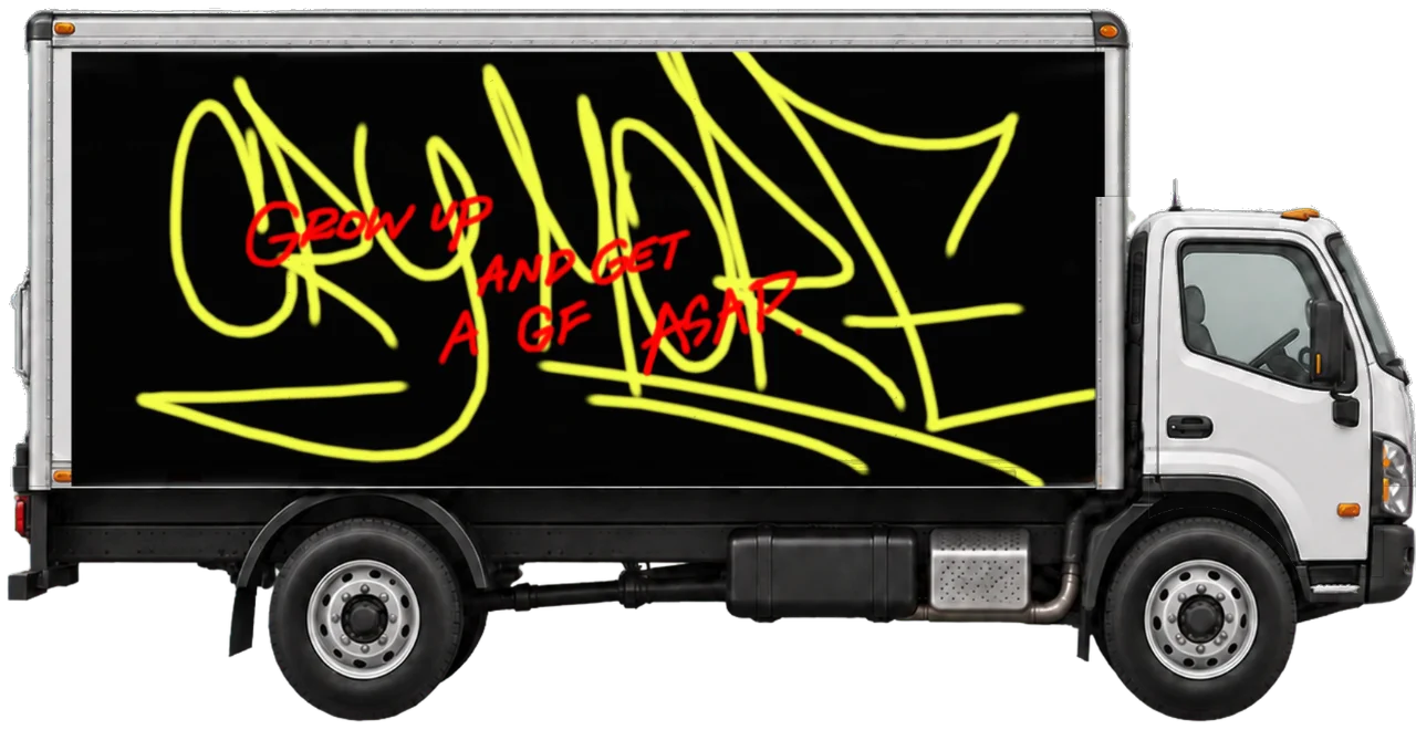Digital graffiti by kayne on Truck