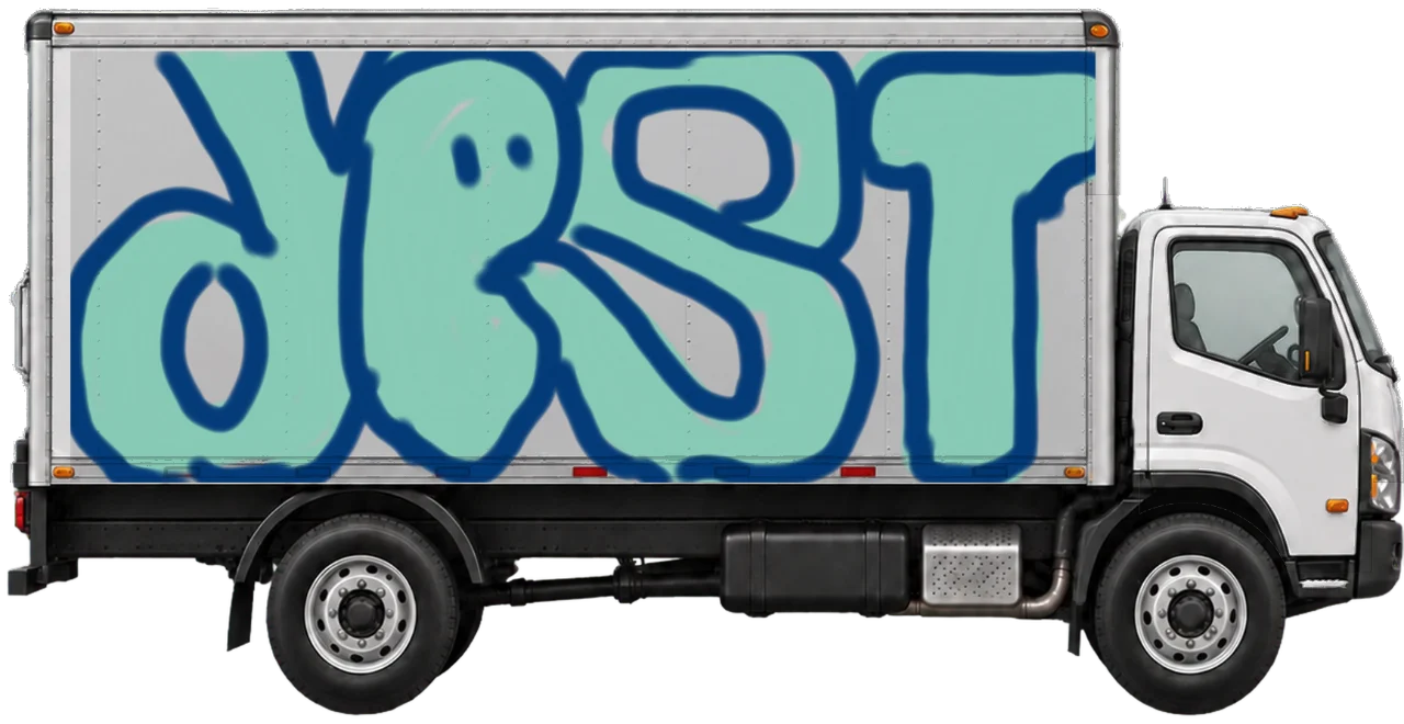 Digital graffiti by DestRoy on Truck