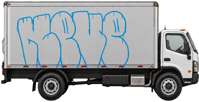 Digital graffiti by NEVE on Truck