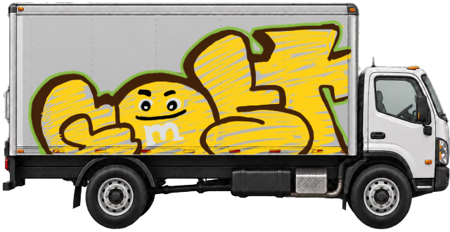 Digital graffiti by Gost on Truck
