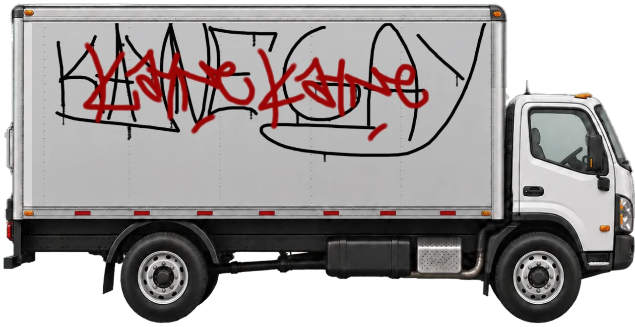 Digital graffiti by kyn on Truck