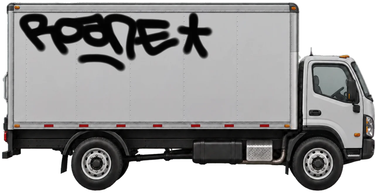 Digital graffiti by Roane on Truck