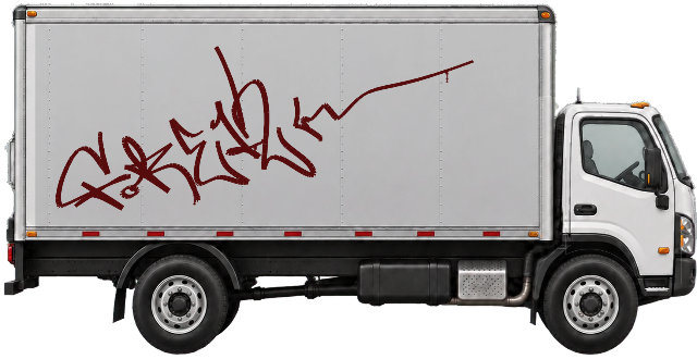 Digital graffiti by Fore12 on Truck