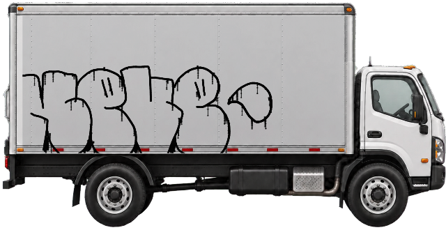 Digital graffiti by NEVE on Truck