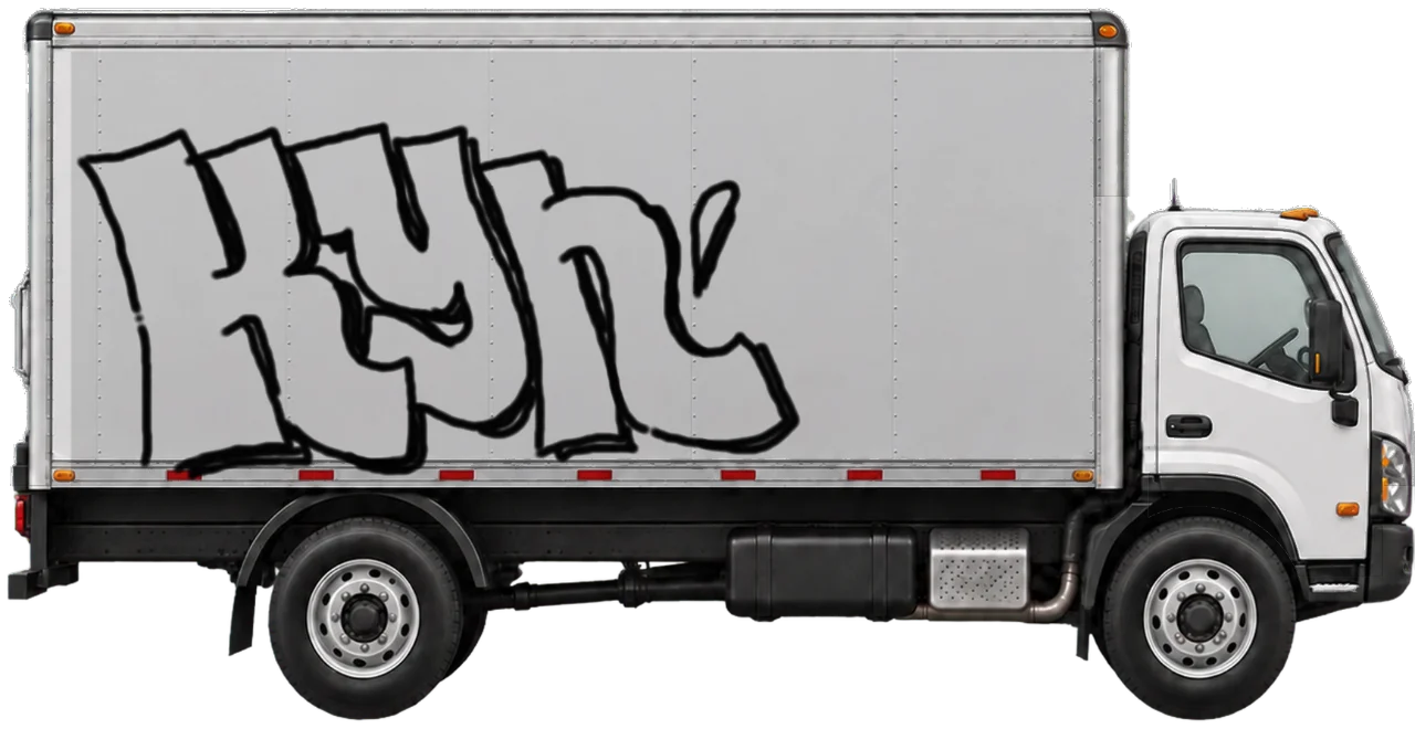 Digital graffiti by kyn on Truck