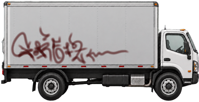 Digital graffiti by Fore12 on Truck