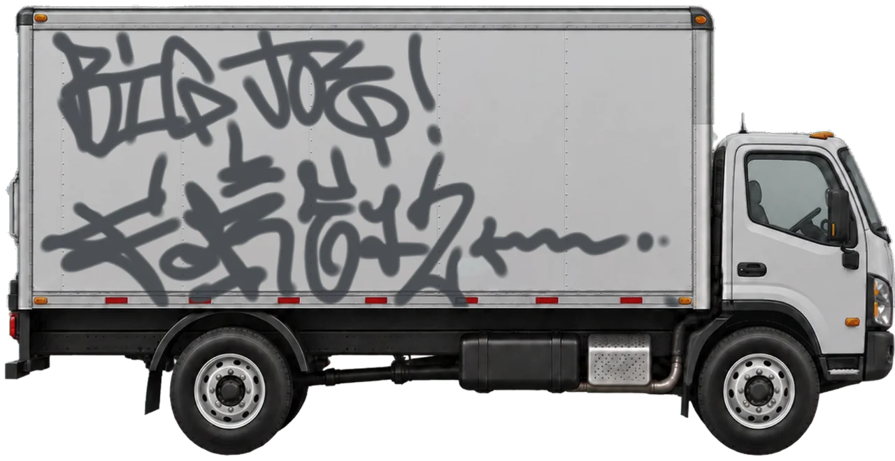 Digital graffiti by BIG JOE on Truck