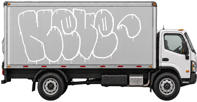 Digital graffiti by NEVE on Truck