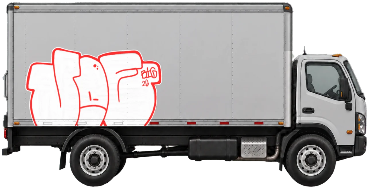 Digital graffiti by BIG JOE on Truck