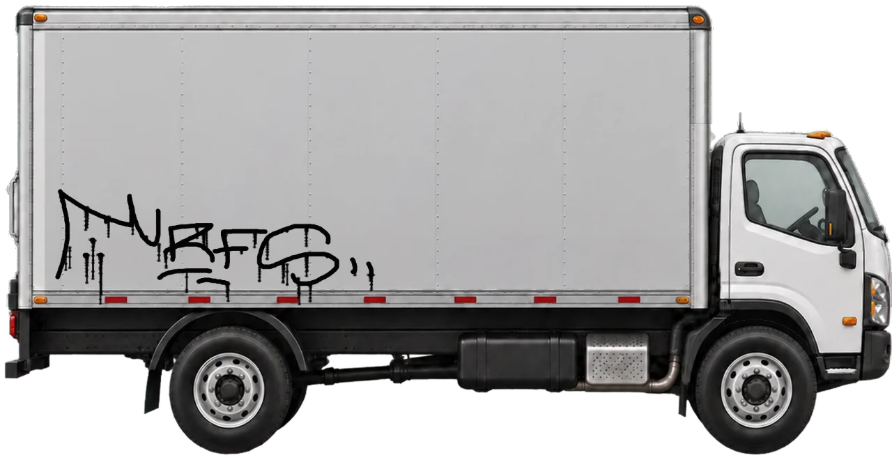 Digital graffiti by nurfs on Truck