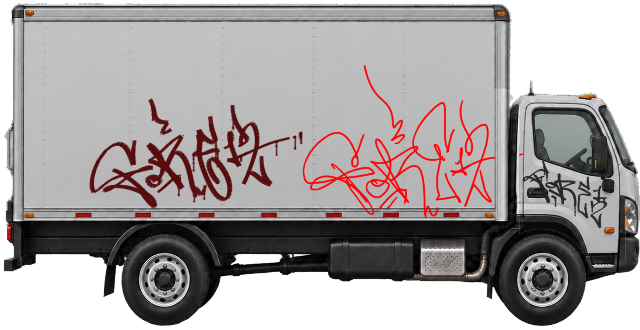 Digital graffiti by Fore12 on Truck