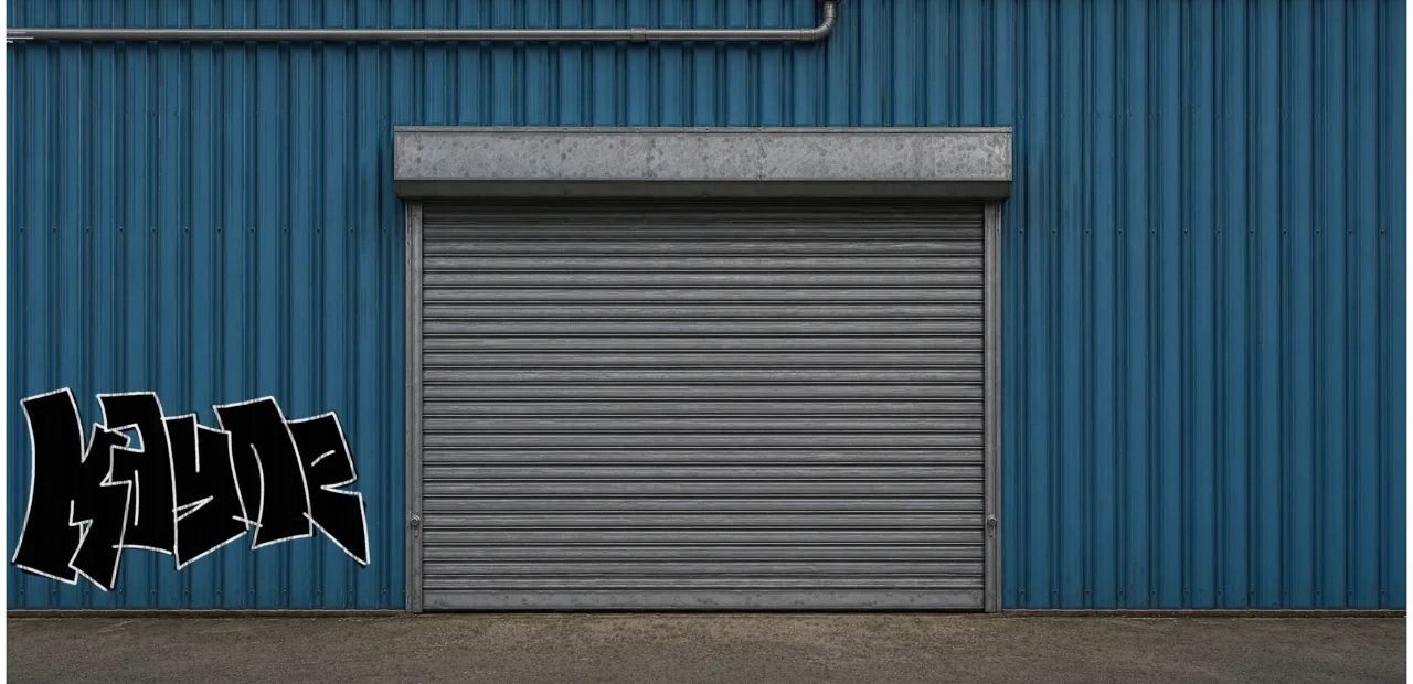 Digital graffiti by kayne on Blue Garage