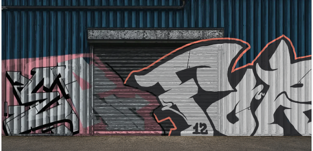 Digital graffiti by Fore12 on Blue Garage