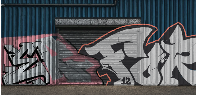 Digital graffiti by Fore12 on Blue Garage