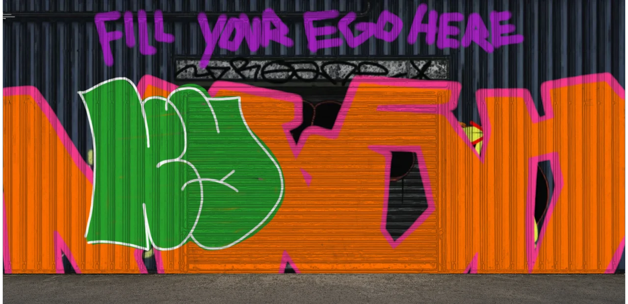Digital graffiti by kayne on Blue Garage