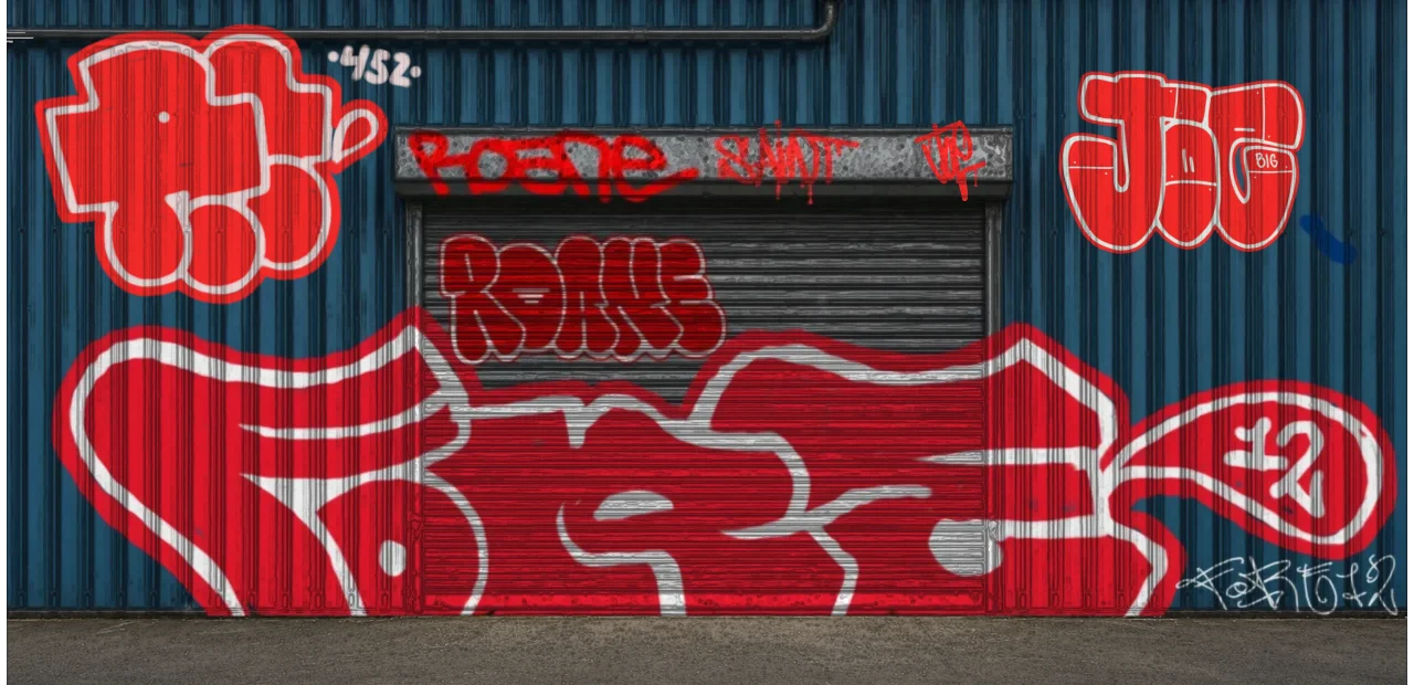 Digital graffiti by GovnoRicko on Blue Garage