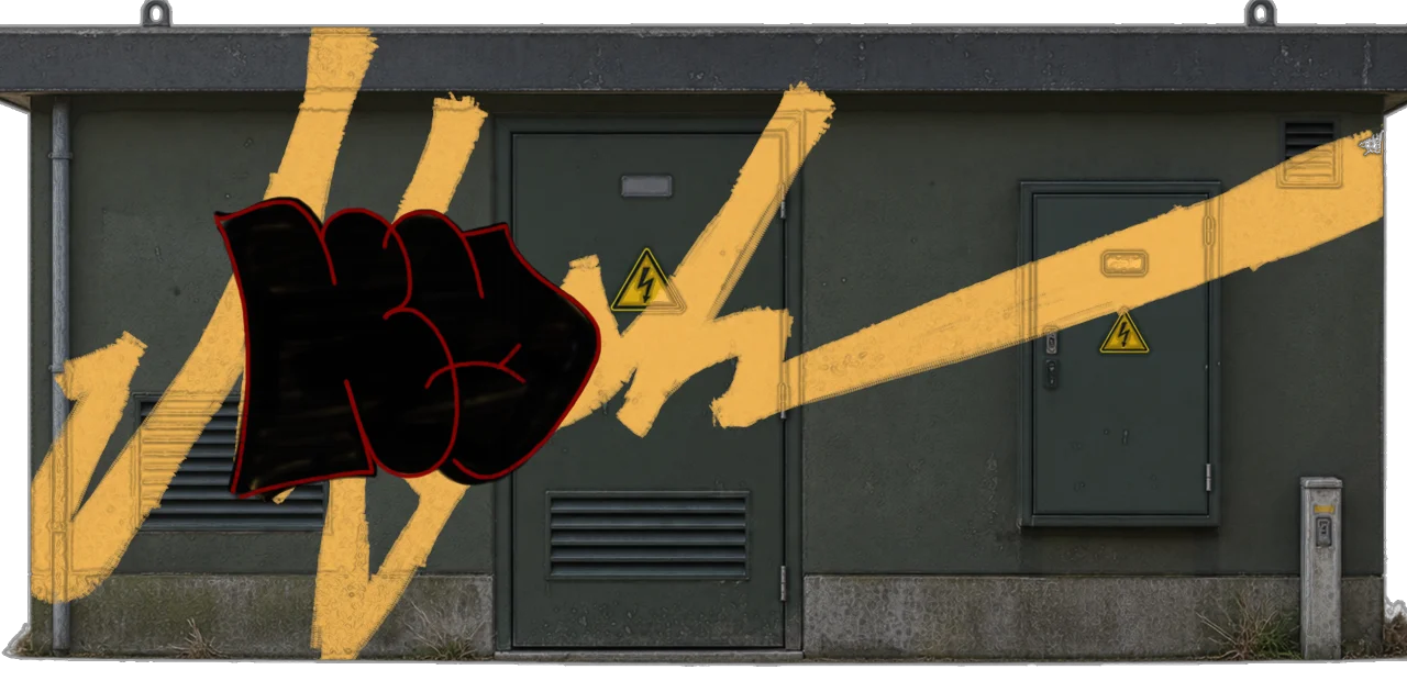Digital graffiti by kayne on Electrical Object