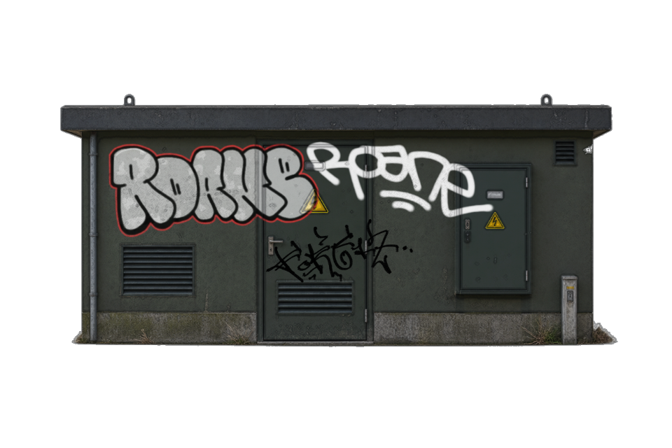 Digital graffiti by Fore12 on Electrical Object